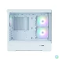 Kép 2/11 - Zalman P30 V2 Tempered Glass White gépház