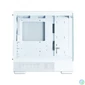 Kép 4/5 - Zalman P10 Tempered Glass White gépház