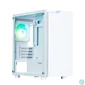 Kép 2/13 - Zalman T4 Plus RGB Tempered Glass White gépház