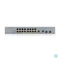 Kép 2/5 - ZyXEL GS1350-18HP 16-port GbE Smart Managed PoE Switch with GbE Uplink
