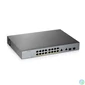 Kép 5/5 - ZyXEL GS1350-18HP 16-port GbE Smart Managed PoE Switch with GbE Uplink