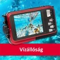 Kép 2/2 - Fényképezőgép, kompakt, digitális, vízálló, AGFAPHOTO "WP8000", piros