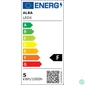 Kép 2/2 - Asztali lámpa, LED, 3-5,5 W, ALBA "LedX", fekete