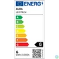 Kép 4/4 - Asztali lámpa, LED, 6 W, ALBA "Ledtrek", fehér