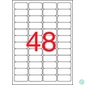 Kép 1/2 - Etikett, 45,7x21,2 mm, biztonsági, kerekített sarkú, APLI, 480 etikett/csomag