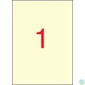 Kép 1/2 - Etikett, 210x297 mm, színes, APLI, krémszínű, 20 etikett/csomag