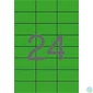 Kép 1/2 - Etikett, 70x37 mm, színes, APLI, zöld, 2400 etikett/csomag