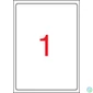 Kép 1/2 - Etikett, univerzális, 199,6x289,1 mm, kerekített sarkú, APLI, 100 etikett/csomag
