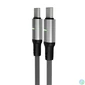 Kép 4/5 - Töltőkábel, USB-C - USB-C, 60W, 1 m, AVAX "CB632 Steely LED", fekete