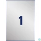 Kép 3/8 - Etikett, 210x297 mm, poliészter, időjárásálló, AVERY ZWECKOFRM, ezüst, 20 etikett/csomag