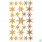 Kép 2/3 - Matrica,  1 ív, 76x120 mm, AVERY ZWECKFORM, "Z-Design No.52252", arany csillagok