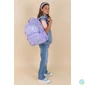 Kép 7/7 - Iskolatáska, cipzáras, BELMIL "Maxi Pack Purple Dots", lila pöttyös