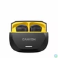 Kép 2/6 - Fülhallgató, TWS vezeték nélküli, Bluetooth 5.4, CANYON "Hexagon 7", fekete-sárga