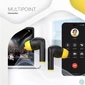 Kép 4/6 - Fülhallgató, TWS vezeték nélküli, Bluetooth 5.4, CANYON "Hexagon 7", fekete-sárga