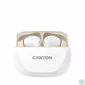 Kép 2/7 - Fülhallgató, TWS vezeték nélküli, Bluetooth 5.4, CANYON "Hexagon 7", fehér-bézs