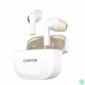 Kép 3/7 - Fülhallgató, TWS vezeték nélküli, Bluetooth 5.4, CANYON "Hexagon 7", fehér-bézs