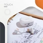 Kép 7/7 - Fülhallgató, TWS vezeték nélküli, Bluetooth 5.4, CANYON "Hexagon 7", fehér-bézs