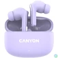 Kép 1/6 - Fülhallgató, TWS vezeték nélküli, Bluetooth 5.4, CANYON "OnGo 9", levendula