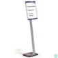 Kép 2/8 - Padlóállvány, A3, DURABLE "INFO SIGN", ezüst