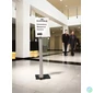 Kép 4/8 - Padlóállvány, A3, DURABLE "INFO SIGN", ezüst