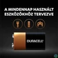 Kép 2/4 - Elem, 9V, 1 db, DURACELL "Basic"