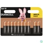 Kép 1/5 - Elem, AA ceruza, 10 db, DURACELL "Basic"