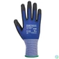 Kép 1/2 - Védőkesztyű, nylon, PU tenyéren mártott, M méret "Senti-Flex", kék