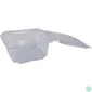 Kép 2/2 - Ételtároló doboz, egybefedeles, műanyag, szögletes, 250 ml, 100 db, "Party", víztiszta