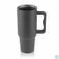 Kép 2/3 - Termoszbögre, 1,2 l,  szívószállal, füllel, szürke