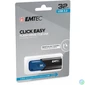 Kép 3/3 - Pendrive, 32GB, USB 3.2, EMTEC "B110 Click Easy", fekete-kék