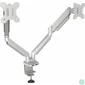 Kép 1/2 - Monitortartó kar, két monitorhoz, FELLOWES "Platinum Series™ Dual", ezüst