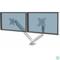 Kép 2/2 - Monitortartó kar, két monitorhoz, FELLOWES "Platinum Series™ Dual", ezüst
