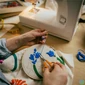 Kép 4/7 - Varróolló, 10 cm, hajlított, FISKARS "Classic", narancssárga
