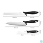 Kép 3/6 - Késkészlet, kezdő, 3 darabos, FISKARS "Essential"