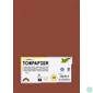 Kép 1/2 - Színes papír, A4, 130 g, 100 lap, FOLIA, vörösesbarna