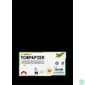 Kép 1/3 - Színes papír, A4, 130 g, 100 lap, FOLIA, fekete