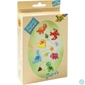 Kép 1/2 - Kreatív mini filc varrókészlet, girland, FOLIA, dinoszaurusz
