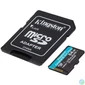 Kép 2/3 - Memóriakártya, microSDXC, 64GB, C10/UHS-I/U3/V30/A2, Gen4, adapter, KINGSTON "Canvas Go! Plus"