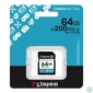 Kép 3/3 - Memóriakártya, SDXC, 64GB, C10/UHS-I/U3/V30, Gen4,KINGSTON "Canvas Go! Plus"