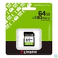Kép 3/3 - Memóriakártya, SDXC, 64GB, C10/UHS-I/U1/V10, Gen3, KINGSTON "Canvas Select Plus"