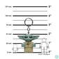 Kép 3/4 - Kulcstartó, LED világítással, LEGO "Star Wars The Mandolarian - Grogu"