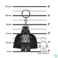 Kép 3/4 - Kulcstartó, LED világítással, LEGO "Star Wars Darth Vader"
