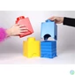 Kép 3/8 - Tárolódoboz, szögletes, LEGO, kék