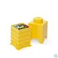 Kép 2/8 - Tárolódoboz, szögletes, LEGO, sárga