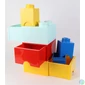 Kép 5/8 - Tárolódoboz, szögletes, LEGO, sárga
