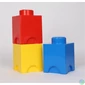 Kép 7/8 - Tárolódoboz, szögletes, LEGO, sárga