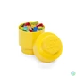 Kép 2/2 - Tárolódoboz, henger, LEGO, sárga