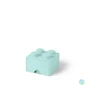 Kép 2/9 - Tárolódoboz, fiókos, LEGO "Brick", vízkék