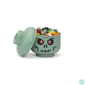 Kép 2/3 - Tárolódoboz, fej, kicsi, LEGO, Green Skeleton