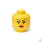 Kép 1/6 - Tárolódoboz, fej, nagy, LEGO, Girl